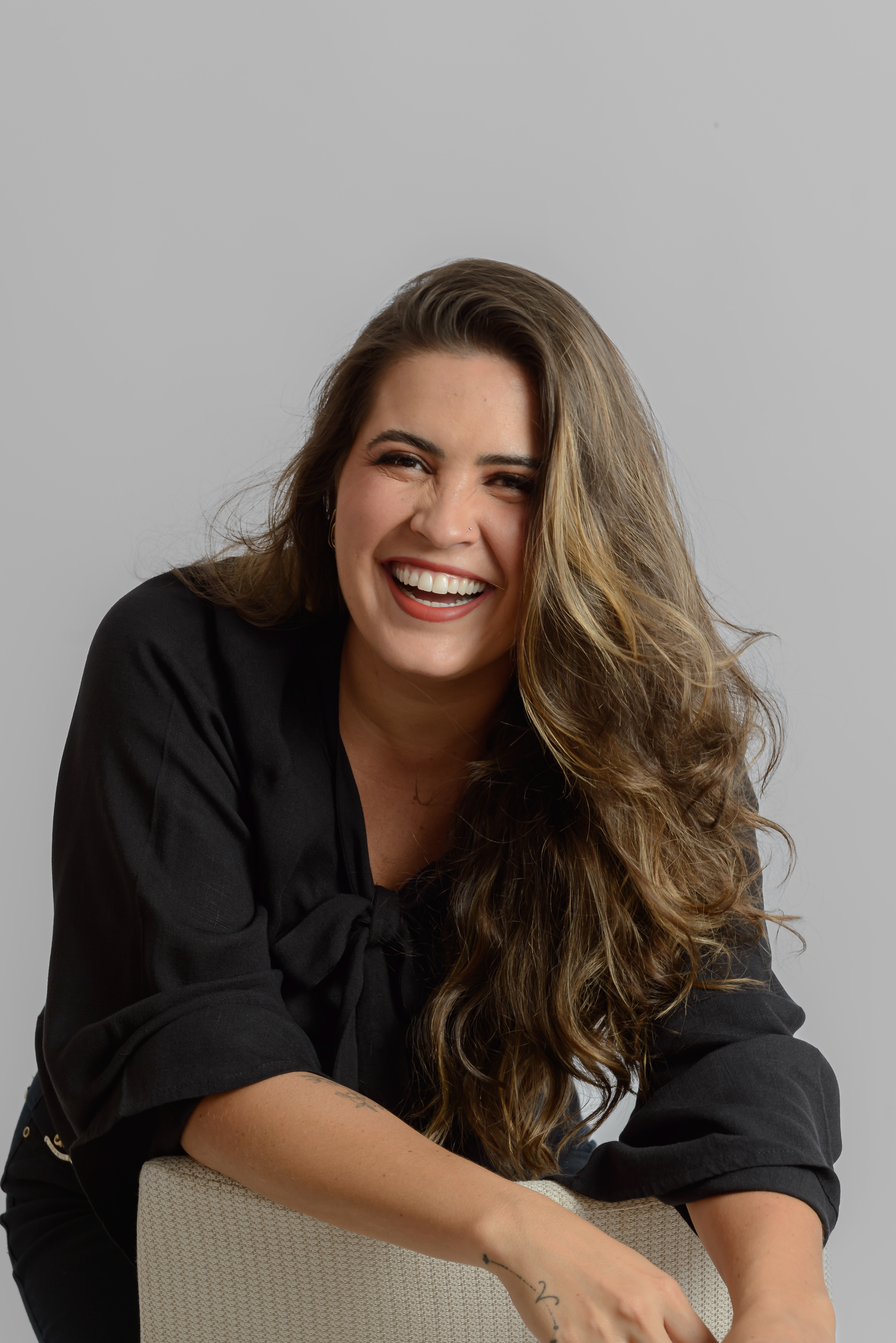 Julia em atendimento